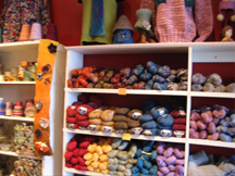 Inish Knits Yarn Store Wall of Llama Yarn in Cedar, Michigan